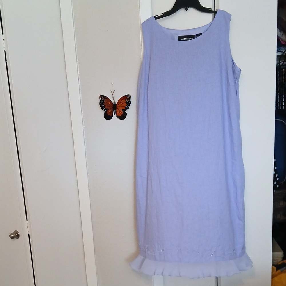 Sag Harbor Light Purple Midi Dress